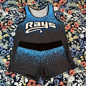 Stingray Allstars Practice Wear - tank and compression shorts